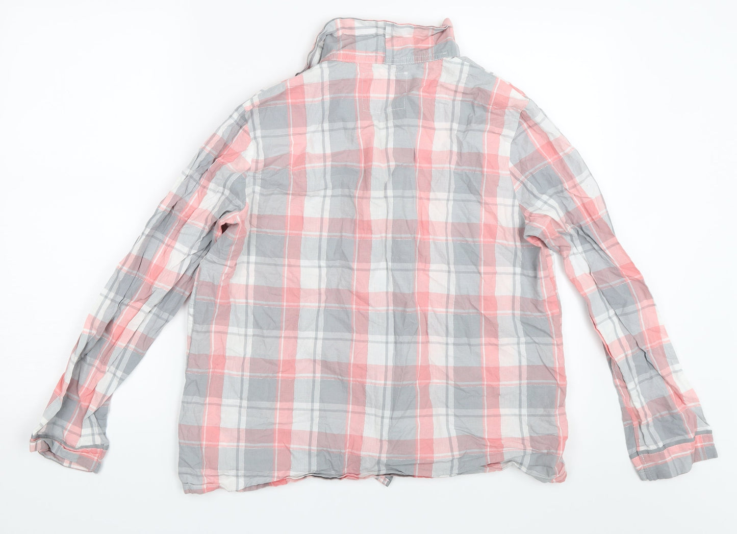 Primark Womens Pink Check  Top Pyjama Top Size 14