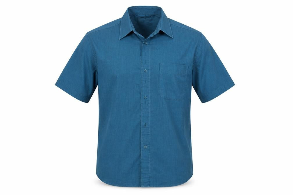 Essentials Mens Blue    Button-Up Size 15.5