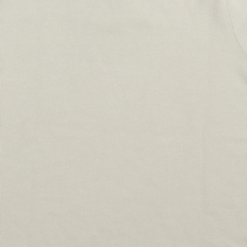 BM Womens Beige   Basic T-Shirt Size S