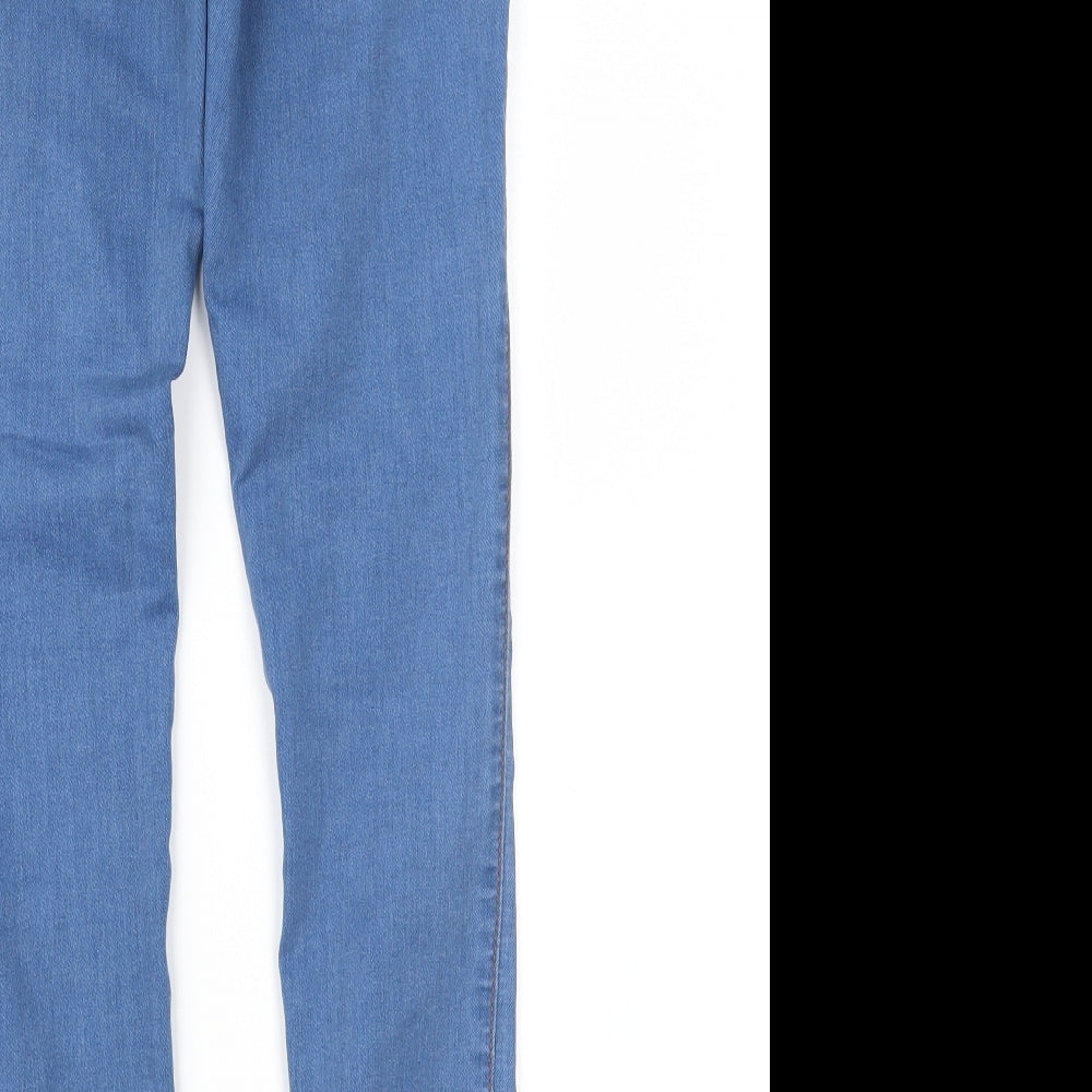 Denim & Co. Womens Blue  Denim Jegging Jeans Size 10 L27 in