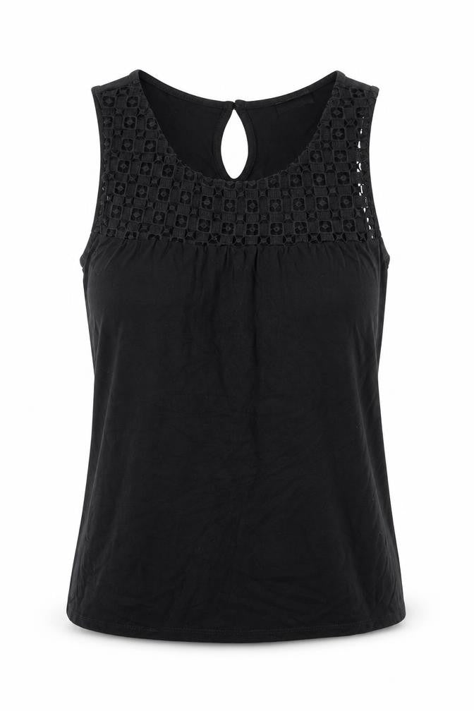 F&F Womens Black   Basic Blouse Size 8