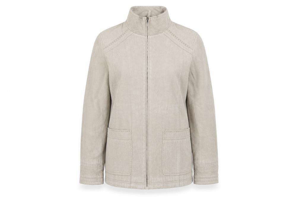 Debenhams Womens Brown   Jacket  Size 10  - Faux Suede