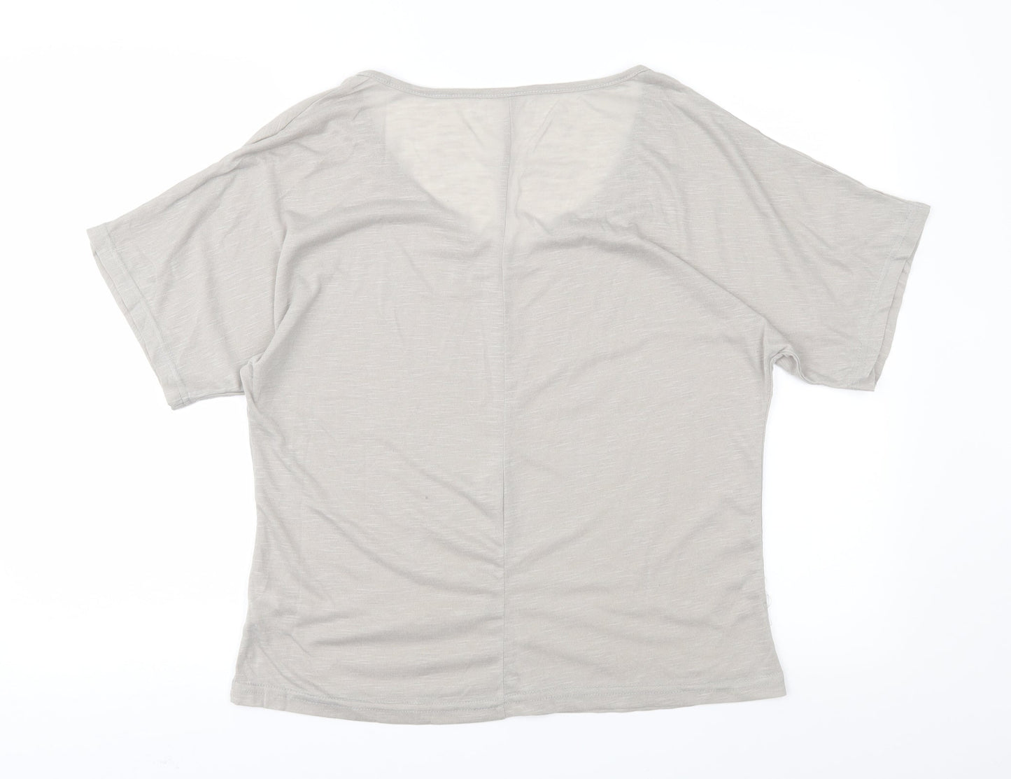 Preworn Womens Grey   Basic T-Shirt Size S