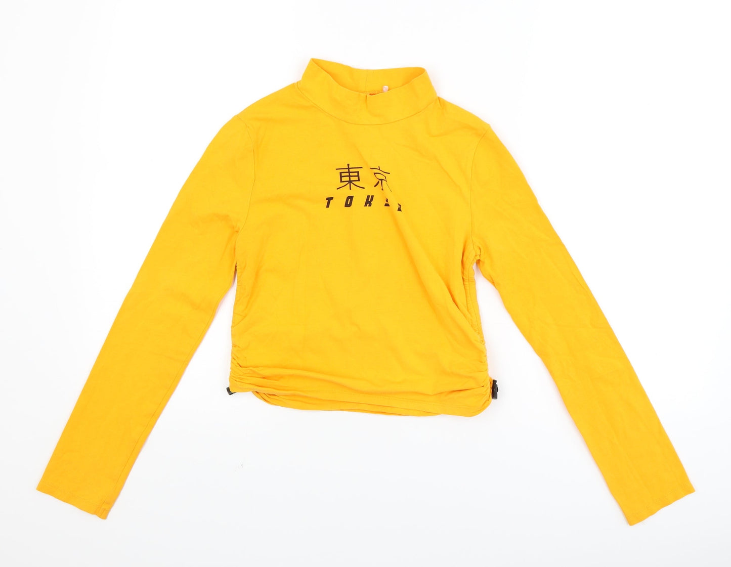 George Girls Yellow   Basic T-Shirt Size L  - Tokyo