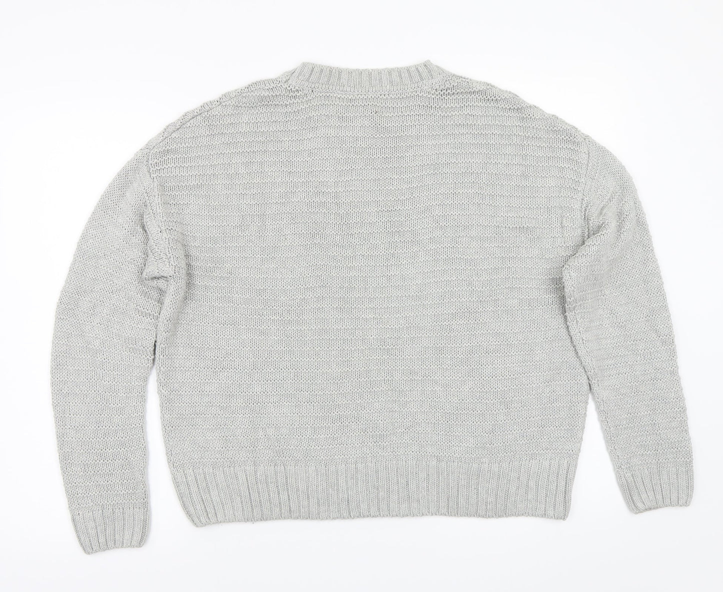 H&M Womens Grey   Pullover Jumper Size S