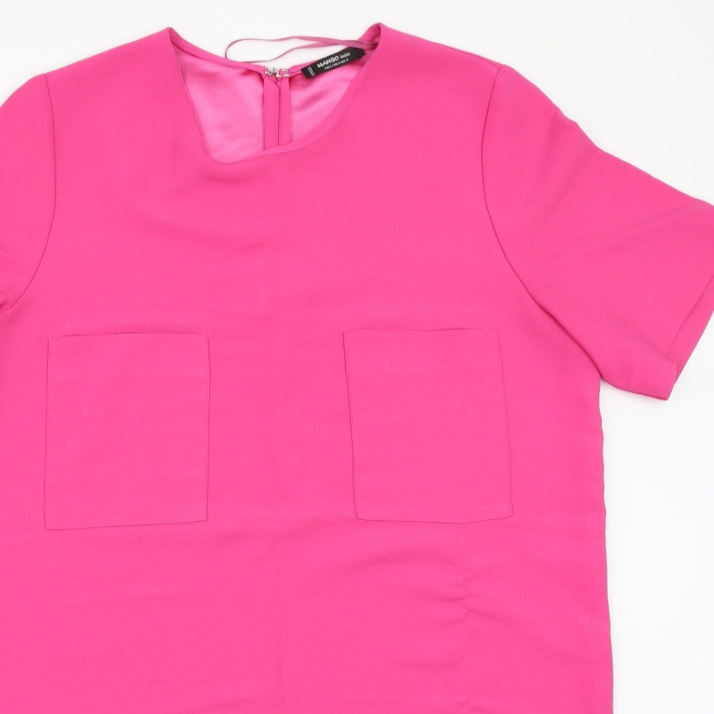 Mango Womens Pink   A-Line  Size L