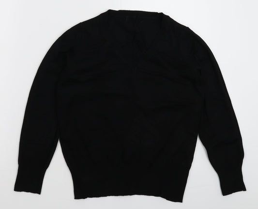 Preworn Womens Black   Pullover Jumper Size 10