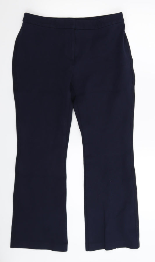 Marks and Spencer Womens Blue   Trousers  Size 12 L27 in
