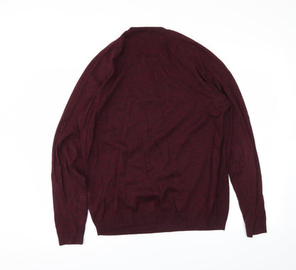 Back view of Next men’s red jumper, size M