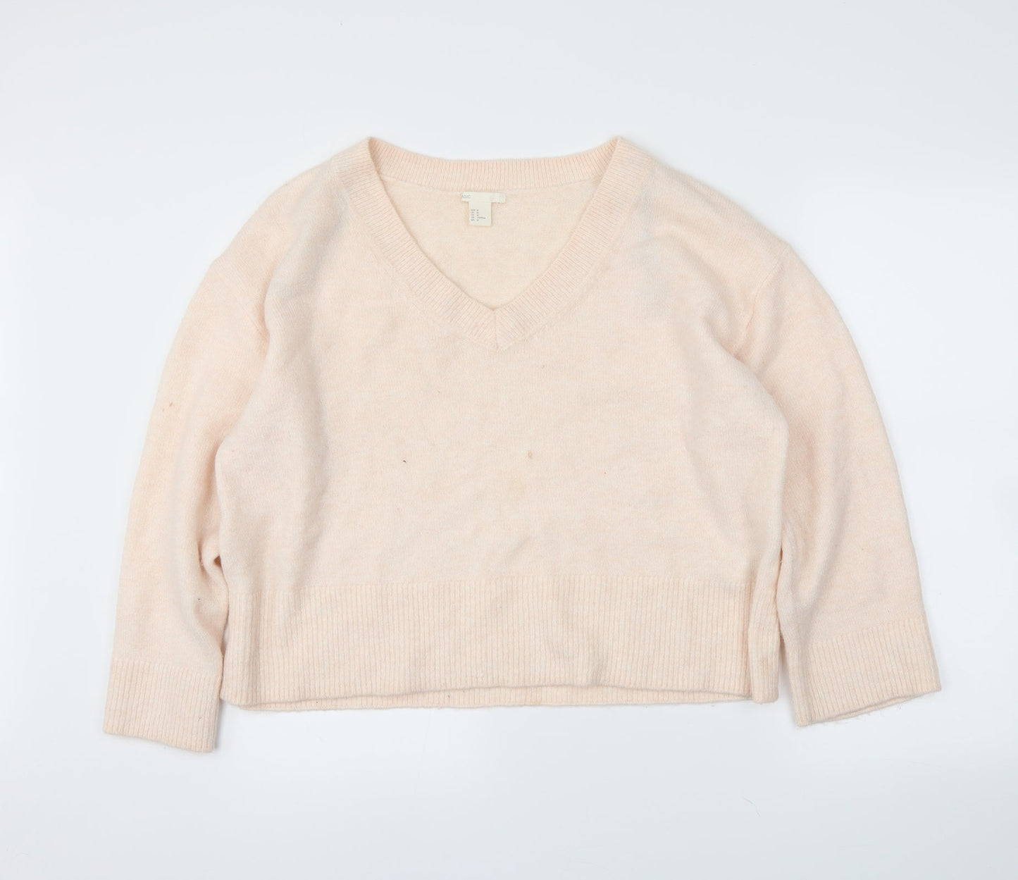 H&M Womens Pink   Pullover Jumper Size M