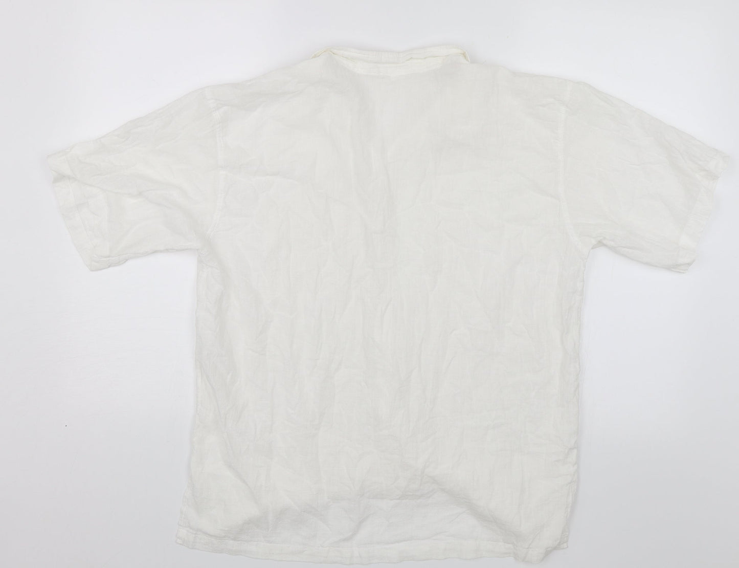 Preworn Womens White   Basic Button-Up Size XL