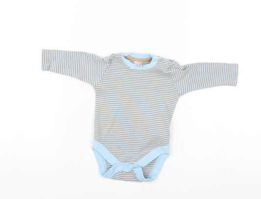NEXT Baby Blue Striped  Romper One-Piece Size 0-3 Months