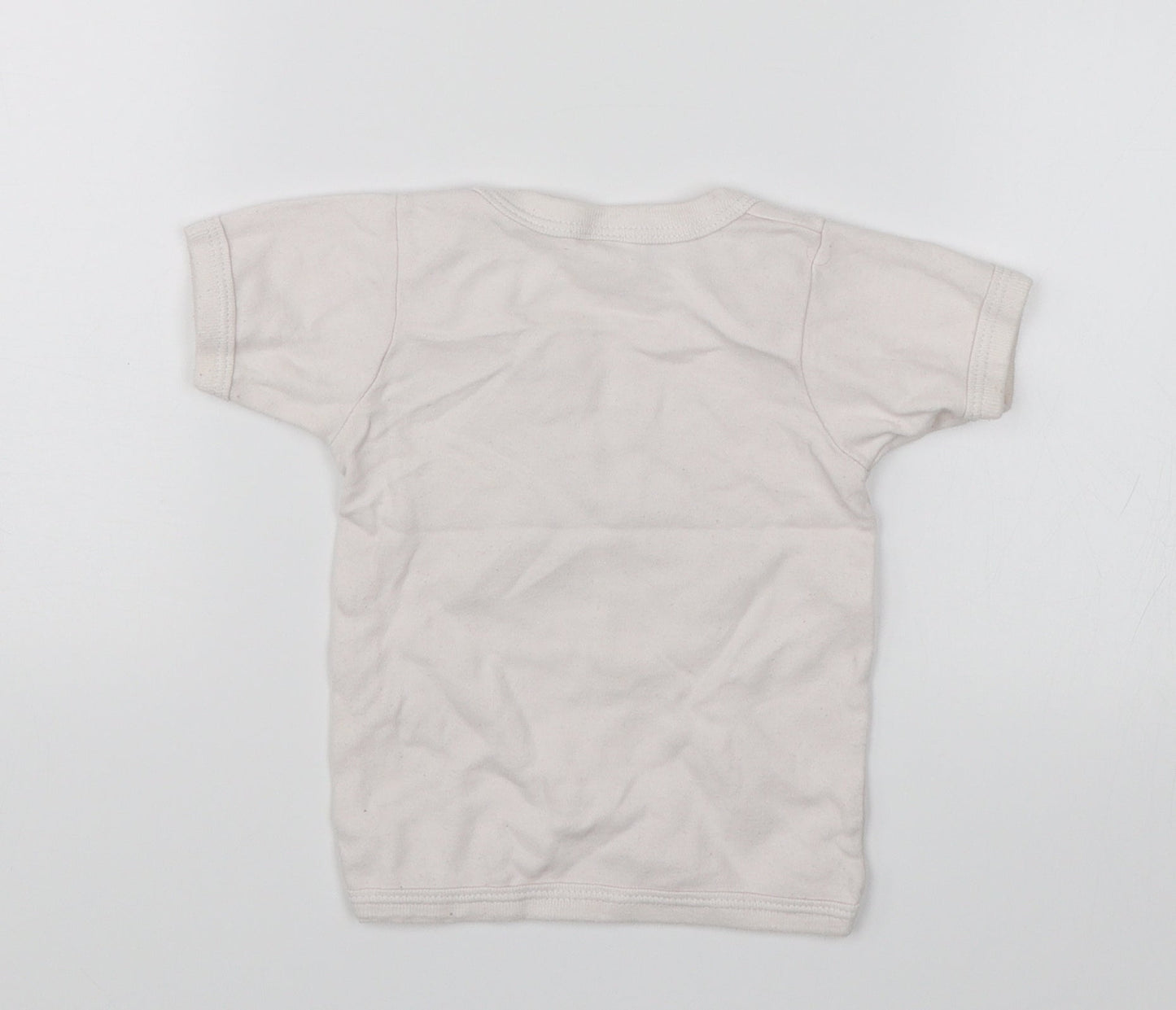 Preworn Baby White   Basic T-Shirt Size 18-24 Months  - Alnwick Castle