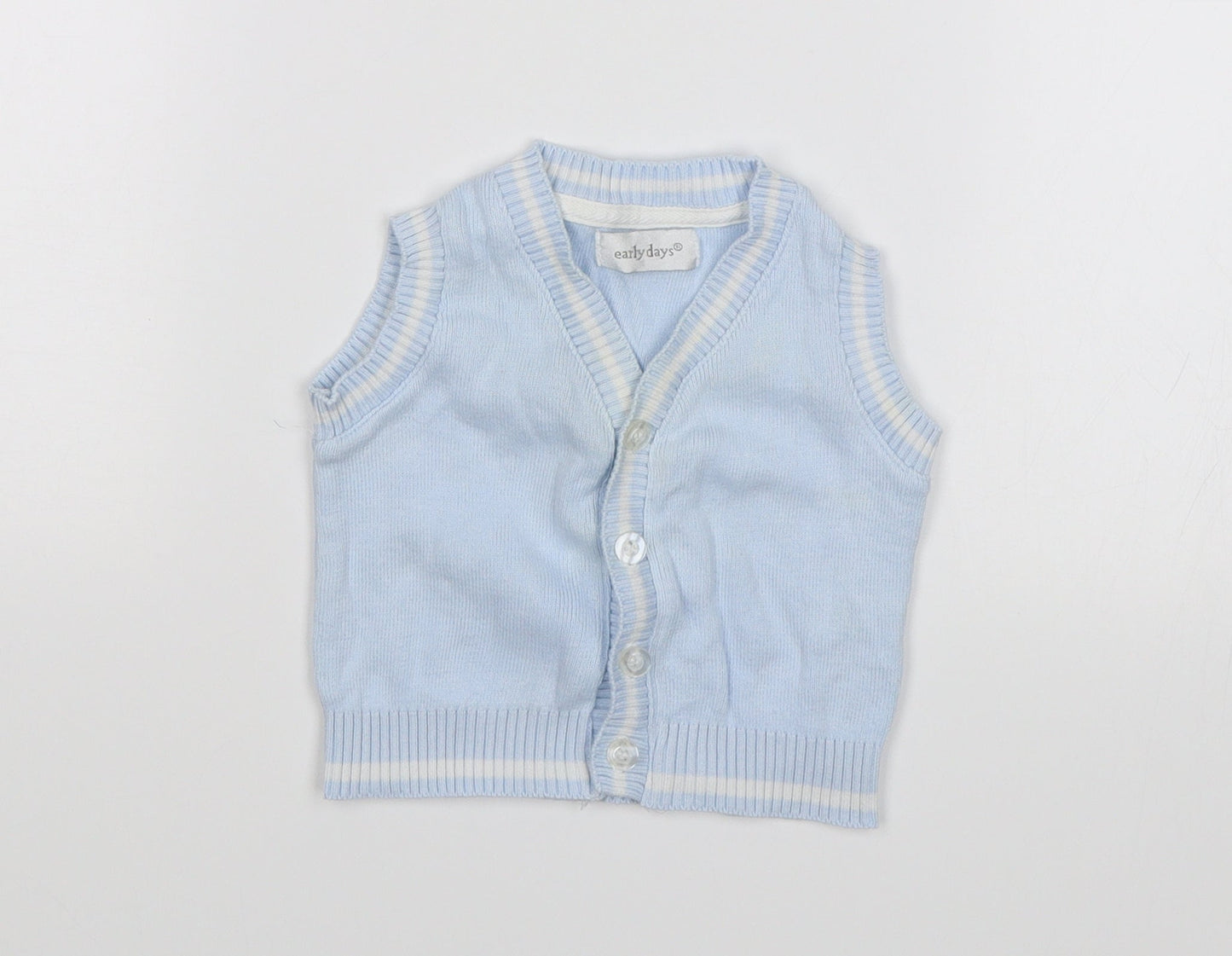 Early Days Baby Blue   Basic Coat Coatigan Size 0-3 Months