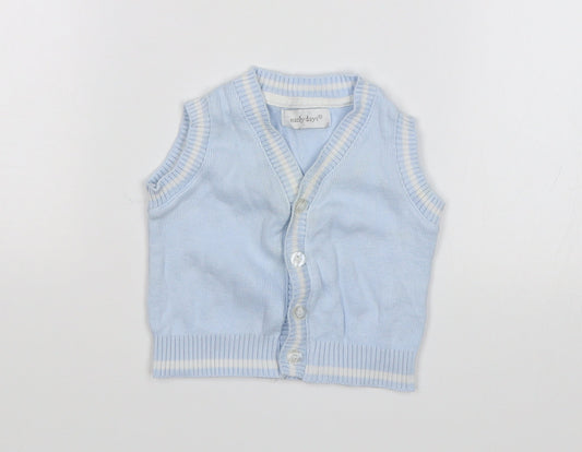 Early Days Baby Blue   Basic Coat Coatigan Size 0-3 Months