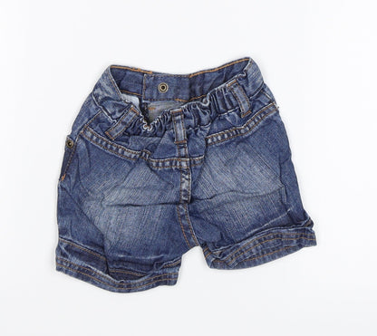 Back view of Blue Zoo Baby Blue Jogger Jeans, size 3-6, Months