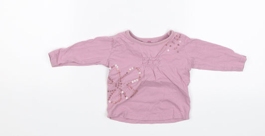 NEXT Baby Purple   Jersey T-Shirt Size 3-6 Months