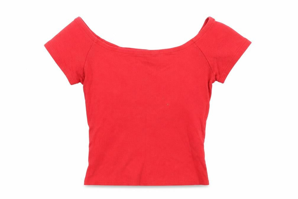Select Womens Red   Basic T-Shirt Size 10