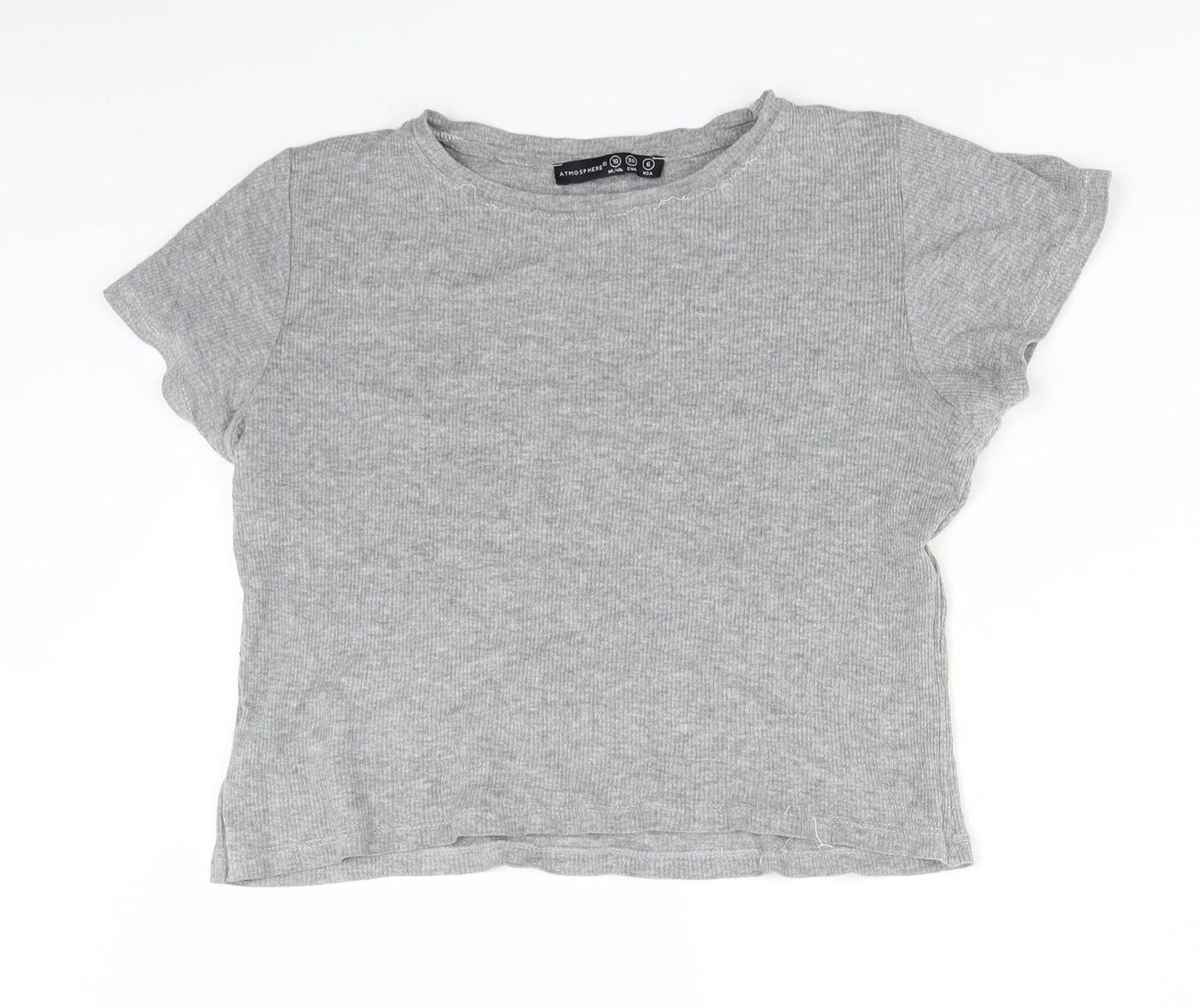 Atmosphere Womens Grey   Basic T-Shirt Size 10