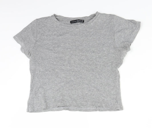 Atmosphere Womens Grey   Basic T-Shirt Size 10