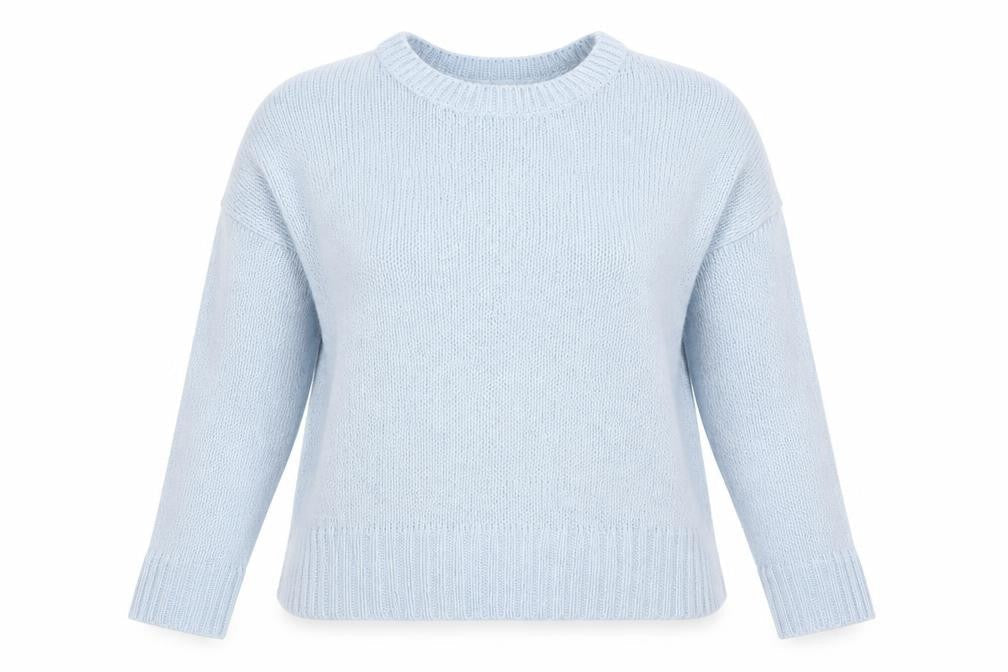New Look Womens Blue  Knit Pullover Jumper Size M