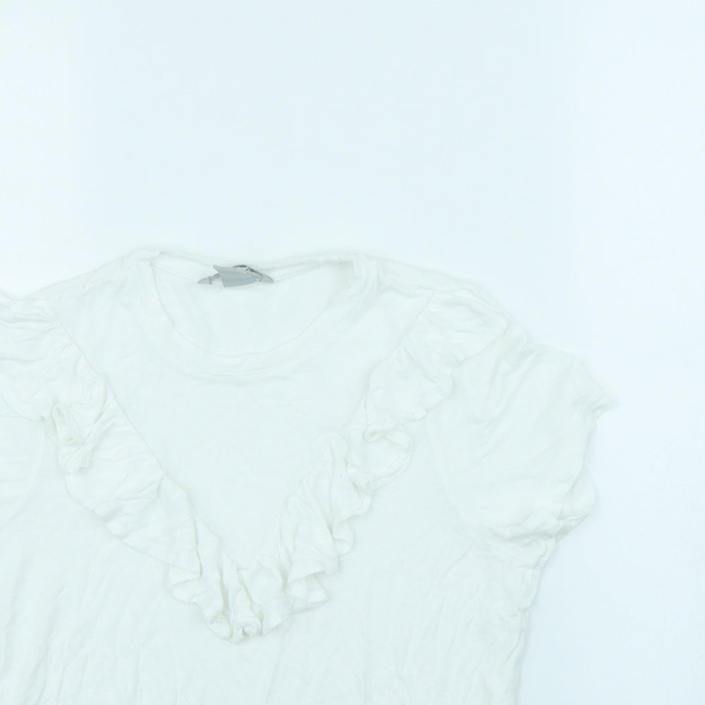 H&M Womens White   Basic Tank Size S