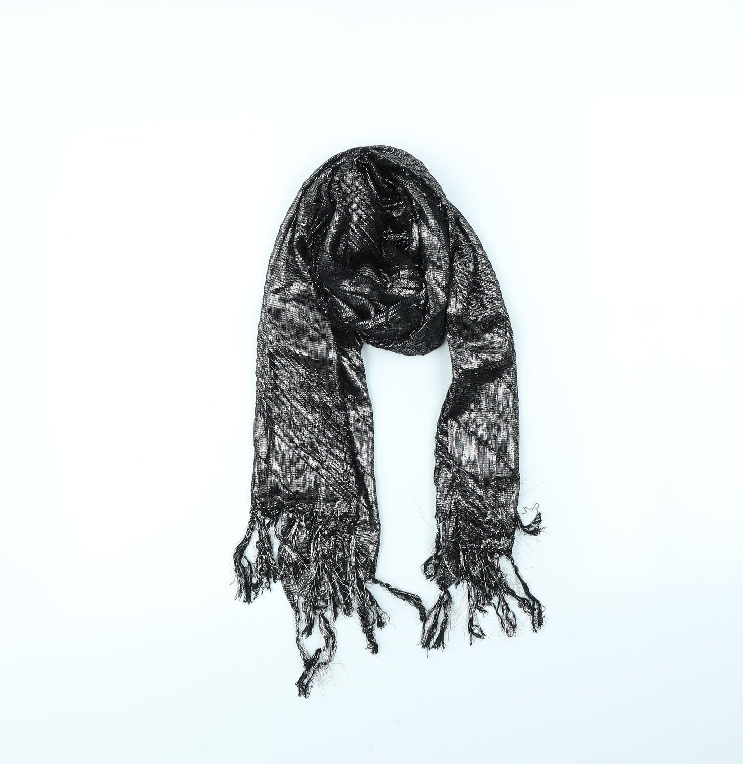 Preworn Womens Silver    Scarf