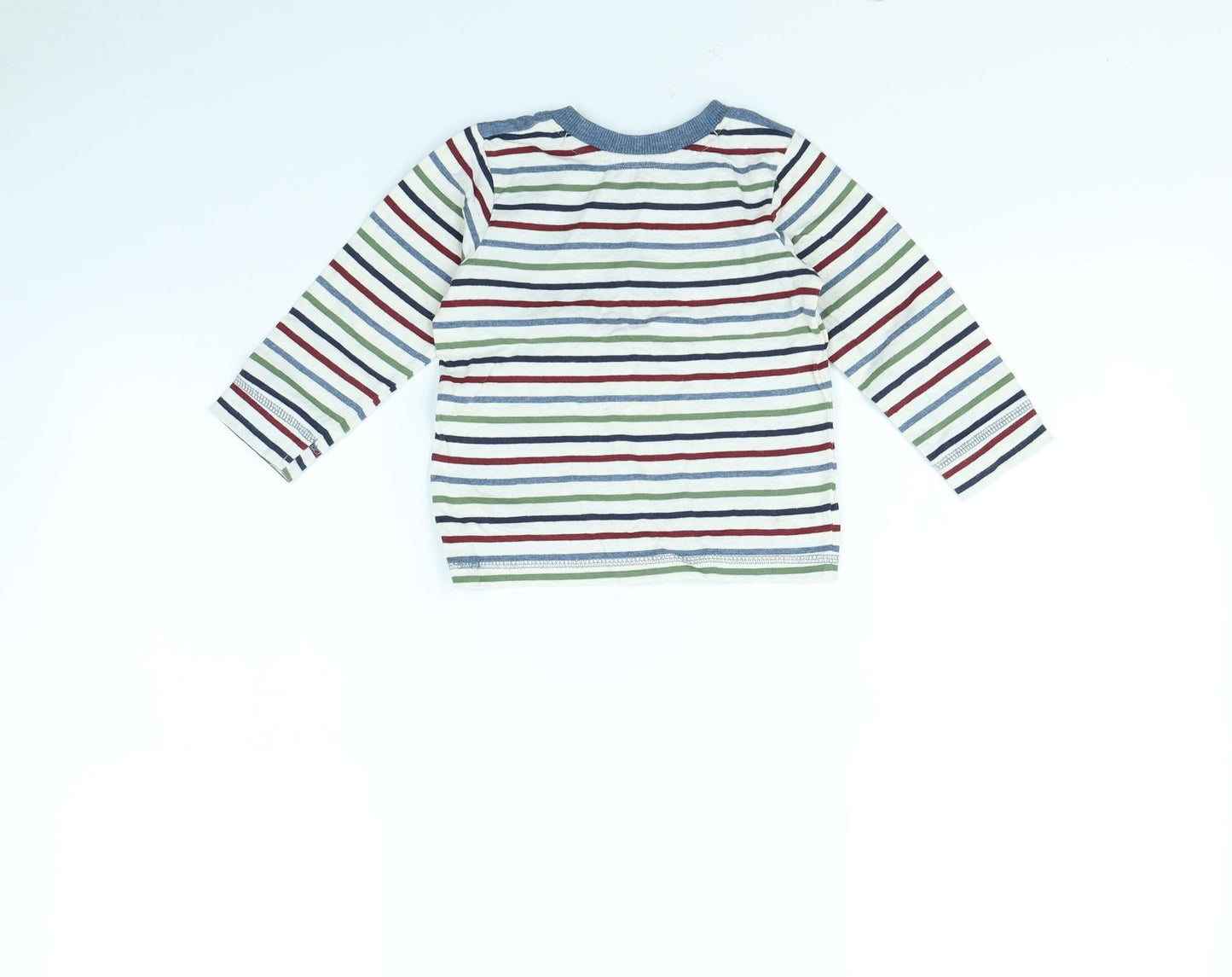 George Boys Multicoloured Striped  Basic T-Shirt Size 12 Months