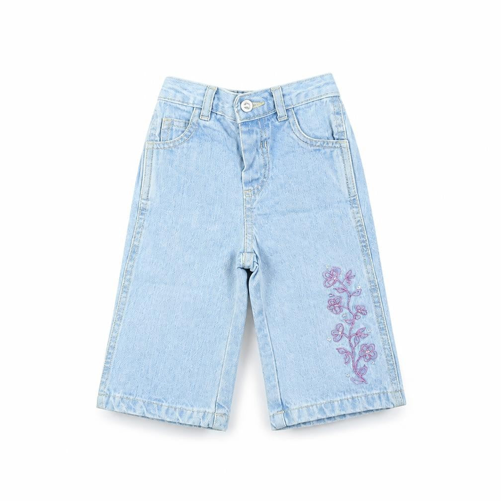 m&s Baby Blue   Capri Jeans Size 9 Months