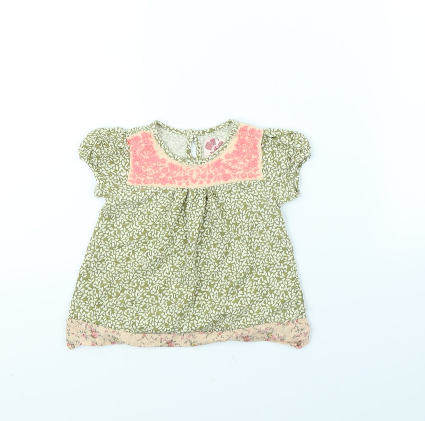 NEXT Girls Green   Basic Blouse Size 6-9 Months