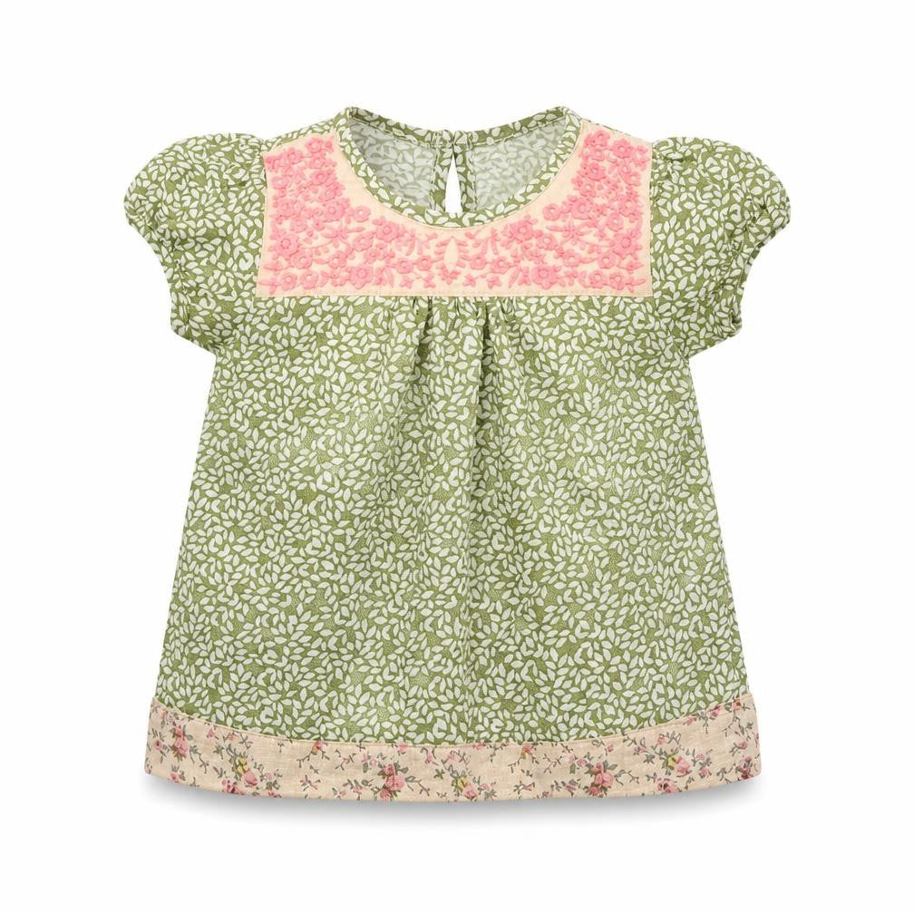 NEXT Girls Green   Basic Blouse Size 6-9 Months