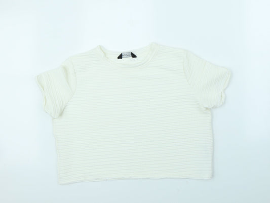 Dorothy Perkins Womens White   Basic T-Shirt Size 16