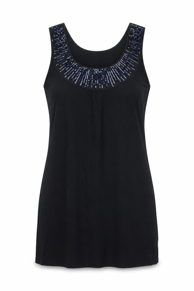 espirit Womens Black   Basic Tank Size L