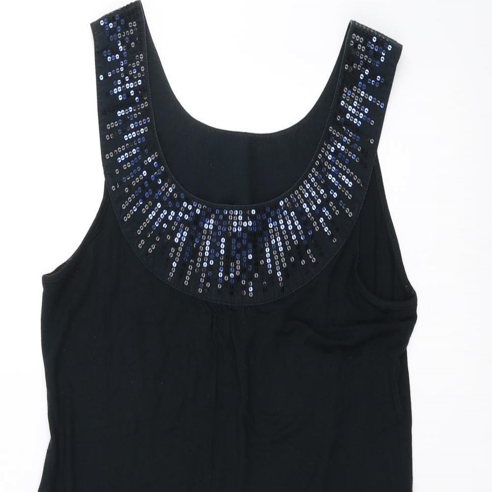 espirit Womens Black   Basic Tank Size L