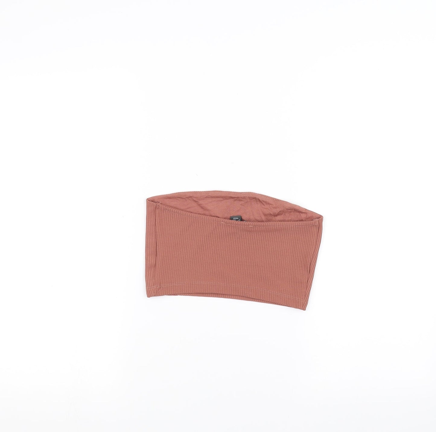 Primark Womens Brown   Cropped T-Shirt Size XS