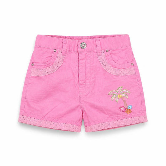 Front view of AriZona Baby Pink Cropped Trousers, size 12, Months