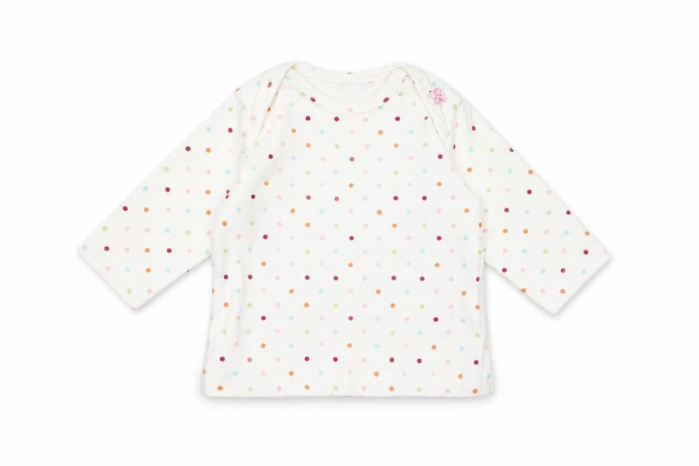 Marks & Spencer Baby White Polka Dot  Pullover Jumper Size 0-3 Months