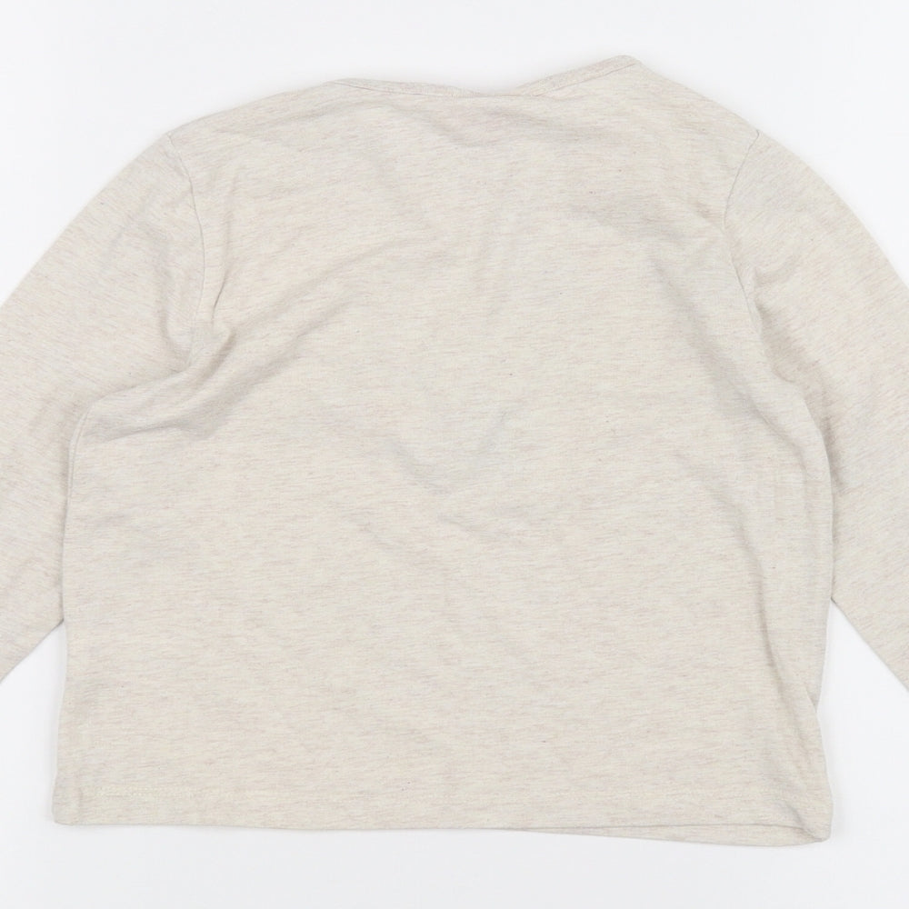Disney Girls White   Basic T-Shirt Size 6-7 Years  - Rabbit