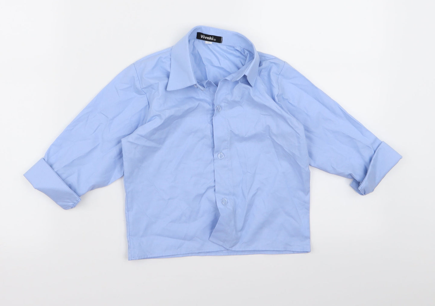 VivaKi Boys Blue   Basic Button-Up Size 3 Years