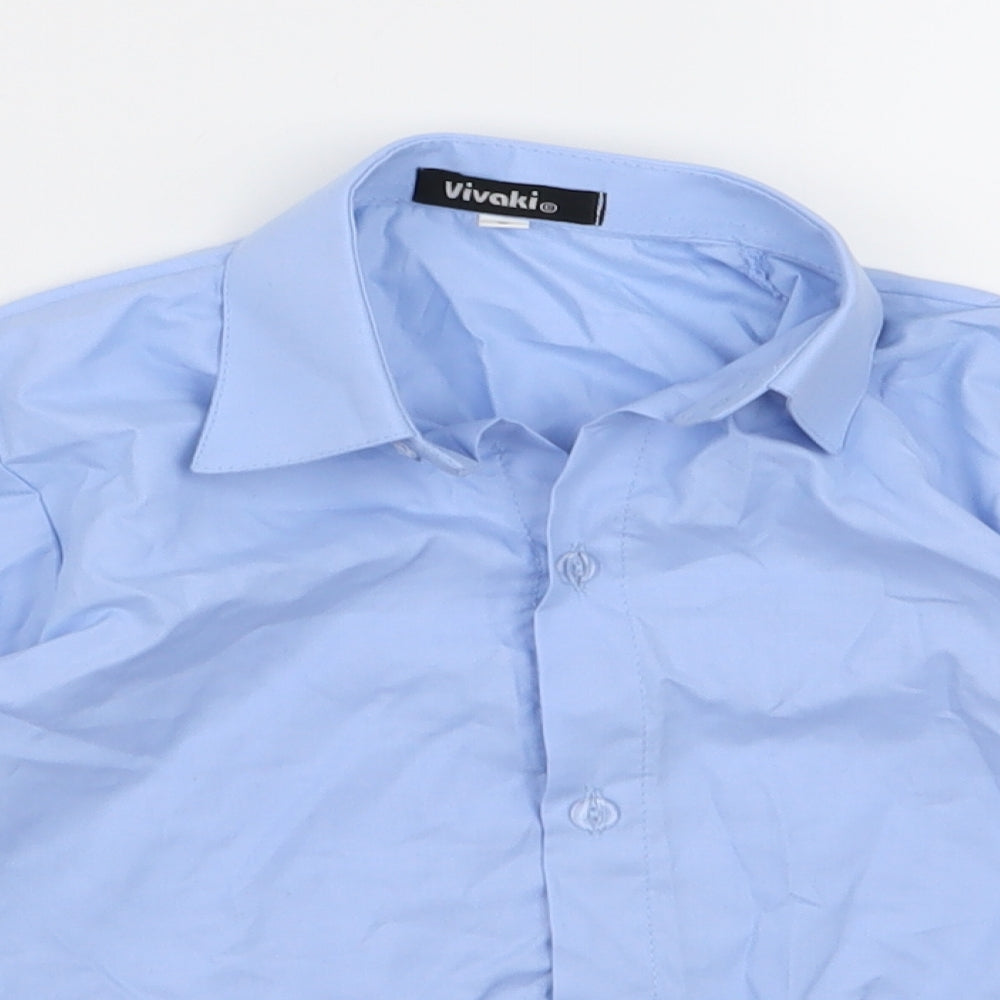 VivaKi Boys Blue   Basic Button-Up Size 3 Years