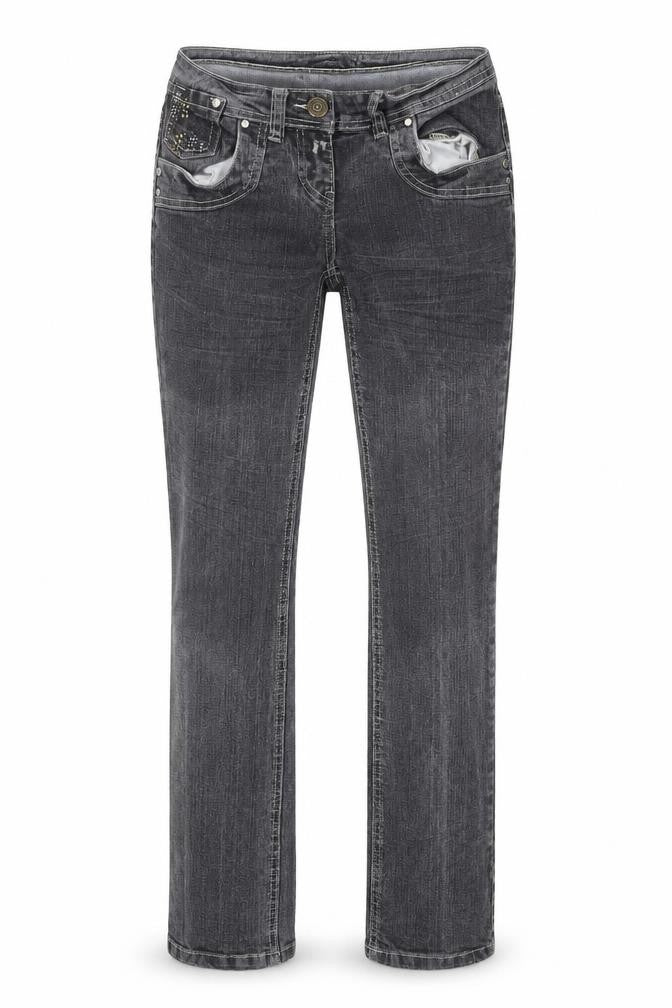 chickster Womens Grey   Tapered Jeans Size 8 L29 in