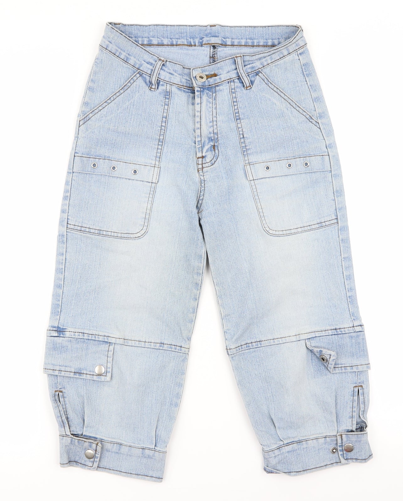Preworn Mens Blue   Capri Jeans Size 24