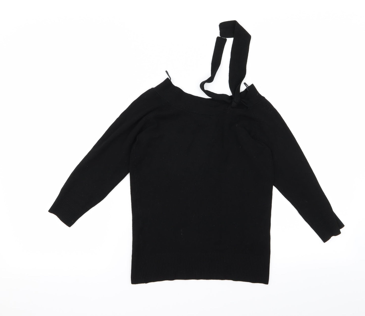 selet Womens Black   Basic T-Shirt Size 10  - v