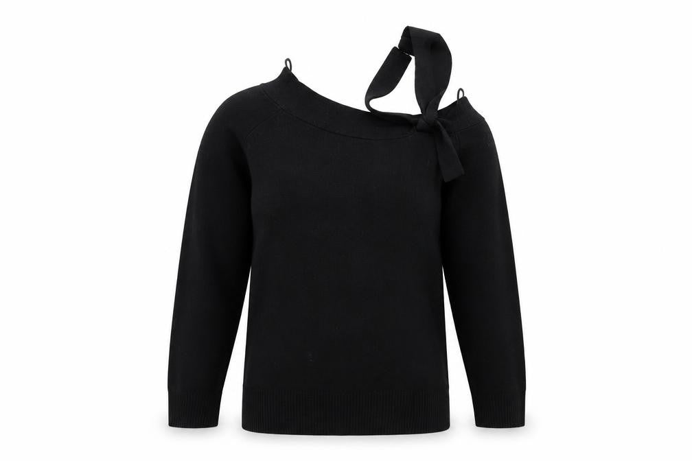 selet Womens Black   Basic T-Shirt Size 10  - v