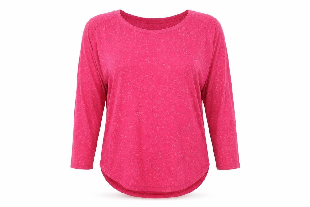 Preworn Womens Pink Paisley  Basic T-Shirt Size 12