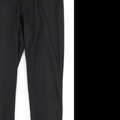 Preloved George Mens Black   Trousers  Size 16 L24 in - Detail
