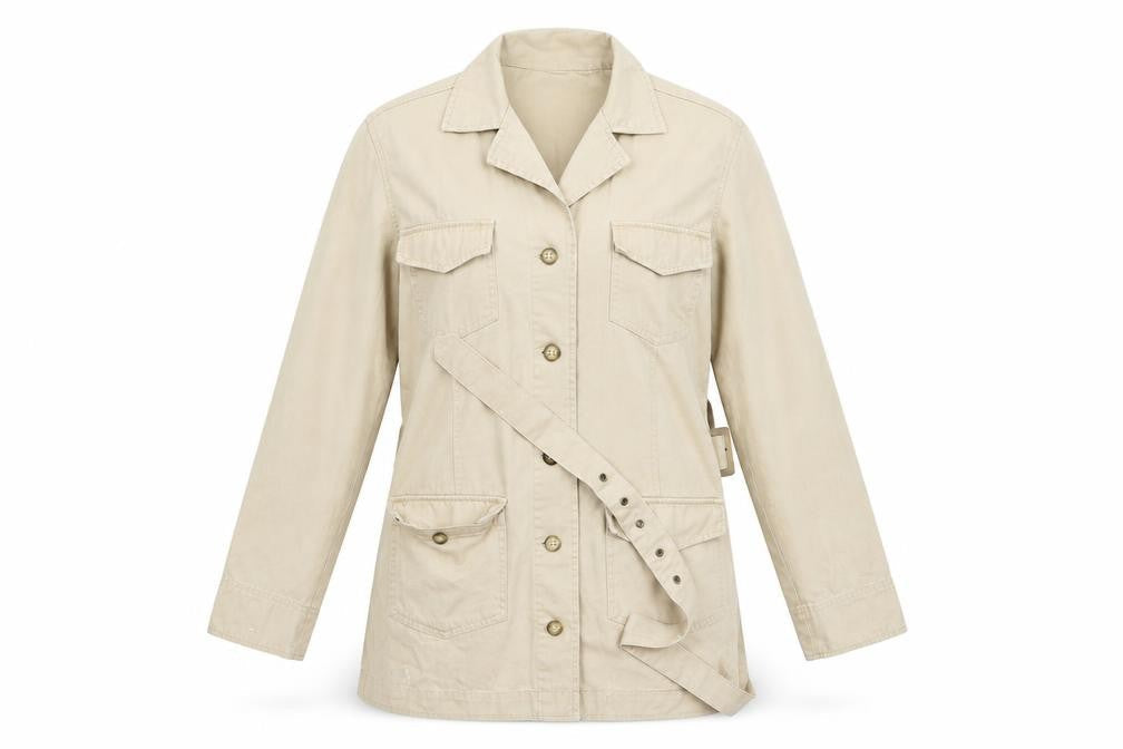 New Look Womens Beige   Trench Coat Coat Size M