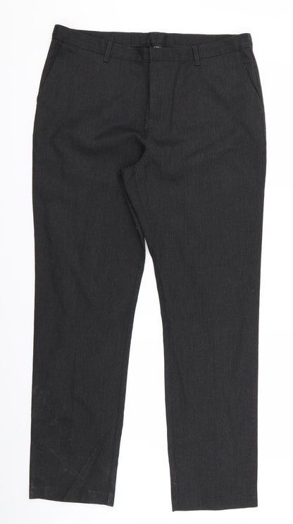 George Womens Black   Trousers  Size 16 L24 in