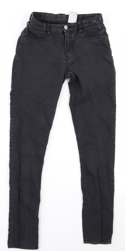 Preworn Womens Black   Skinny Jeans Size 12 L27 in