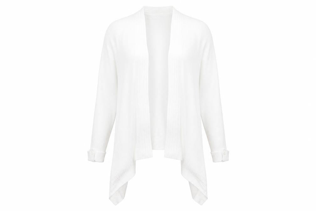 H&M Womens White   Cardigan Jumper Size 12